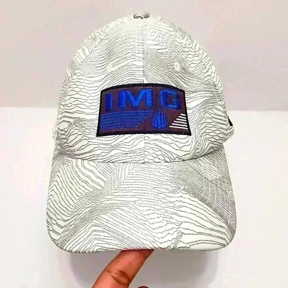Under Armor Mens White/Grey "IMG" Cap Baseball Style Hat, sz Md/Lg - Picture 1 of 12